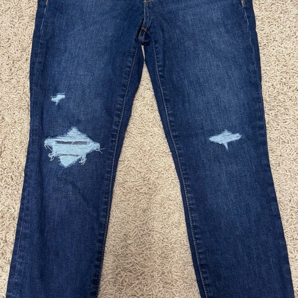 GAP Distressed Blue Women's Jeans NWT